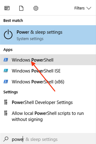 Hướng dẫn đổi Port Remote Desktop trên VPS Windows 4 Tìm kiếm Windows PowerShell