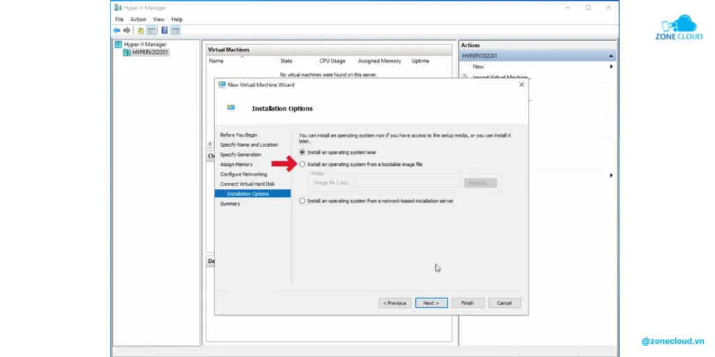 Cách tự tạo VPS trên máy tính đơn giản, chi tiết 15 Cài đặt OS từ file .ISO