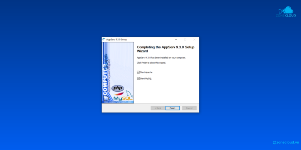 Hướng dẫn tạo hosting từ VPS giúp chạy website, ứng dụng 5 Finish setup