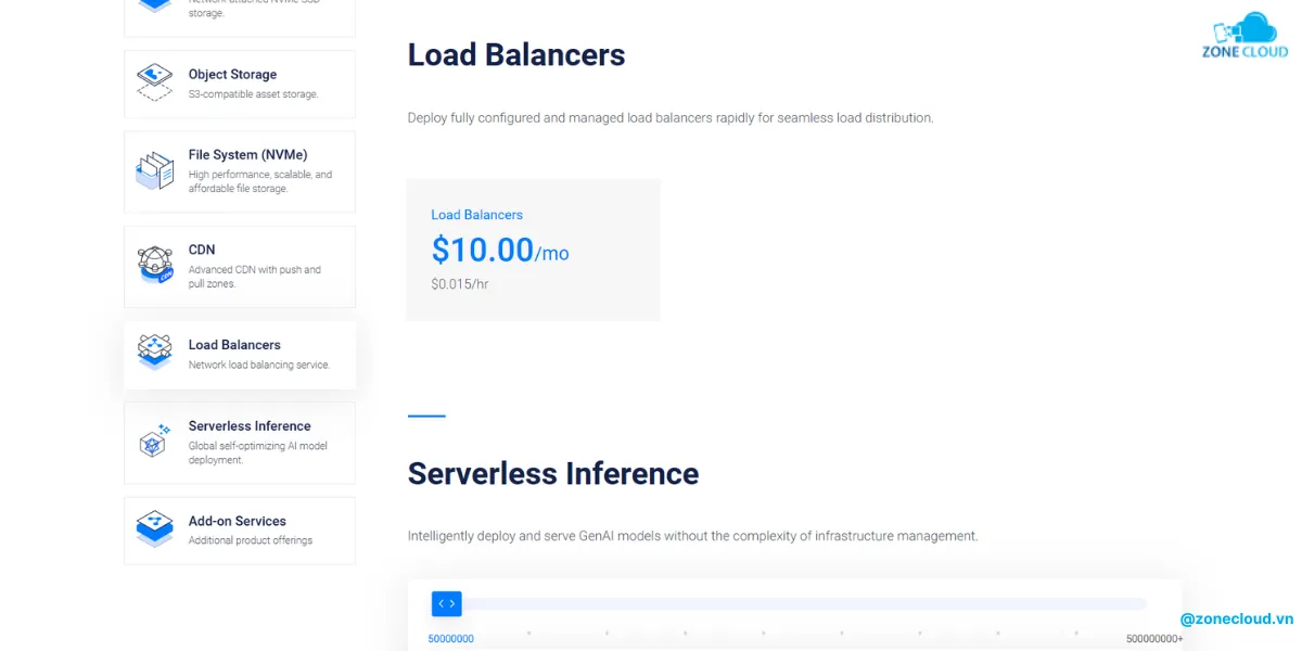 Hướng dẫn mua VPS và danh sách các dịch vụ nổi trội tại Vultr 13 Cân bằng tải của Vultr