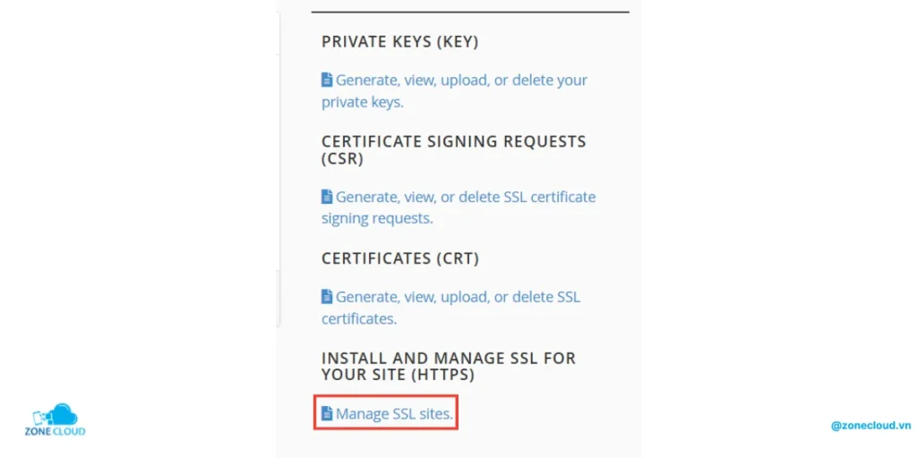 Cách cài đặt SSL cho VPS chi tiết nhất 7 Trang quản lý SSL