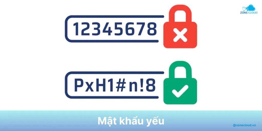Hướng dẫn bảo mật VPS đơn giản, hiệu quả 5 Password yếu