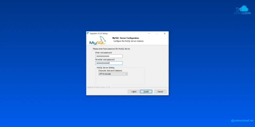 Hướng dẫn tạo hosting từ VPS giúp chạy website, ứng dụng 4 Mật khẩu MySQL