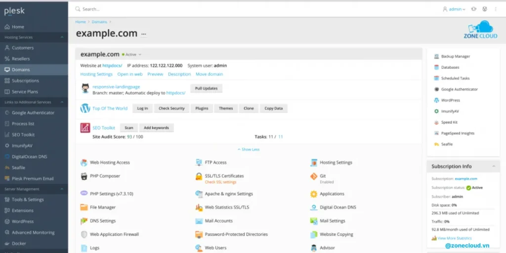Top 21 phần mềm quản lý VPS tốt nhất hiện nay 18 Phần mềm Plesk
