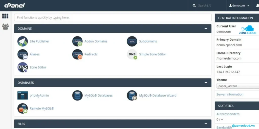 Top 21 phần mềm quản lý VPS tốt nhất hiện nay 16 Phần mềm cPanel
