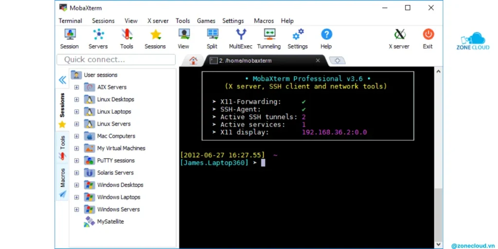 Top 21 phần mềm quản lý VPS tốt nhất hiện nay 4 Phần mềm điều khiển VPS MobaXterm