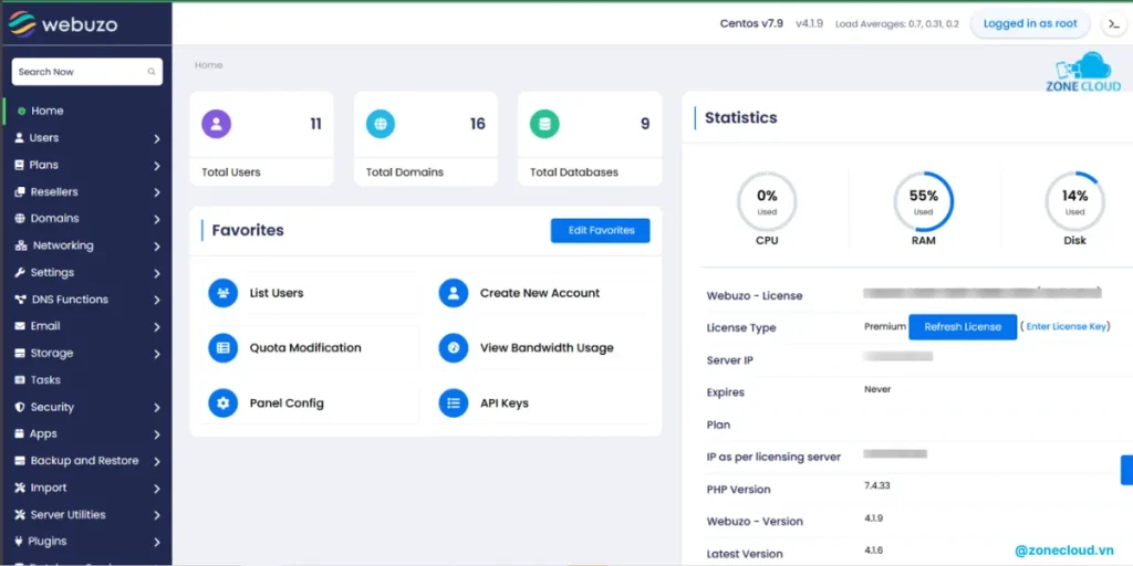 Top 21 phần mềm quản lý VPS tốt nhất hiện nay 20 Phần mềm Webuzo