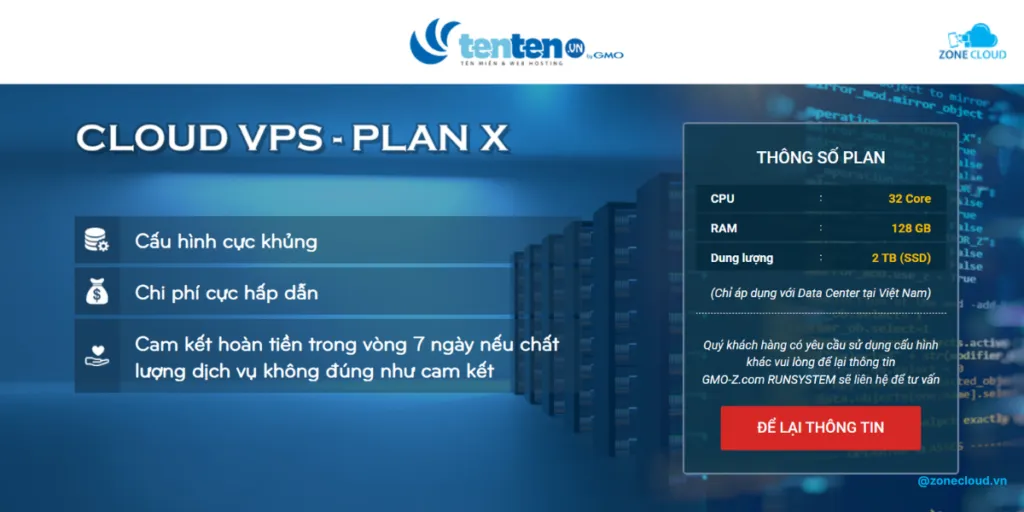 Top 22 đơn vị cung cấp VPS tốt nhất Việt Nam và nước ngoài 6 VPS Tenten.vn