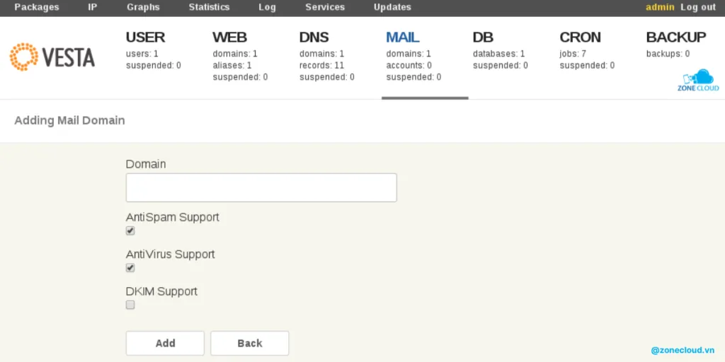 VPS là gì? Những lưu ý cần biết khi sử dụng dịch vụ VPS 22 VPS dùng VestaCP